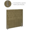 Cabeceira Solteiro 90 cm Firezz Veludo SL 945 Peer