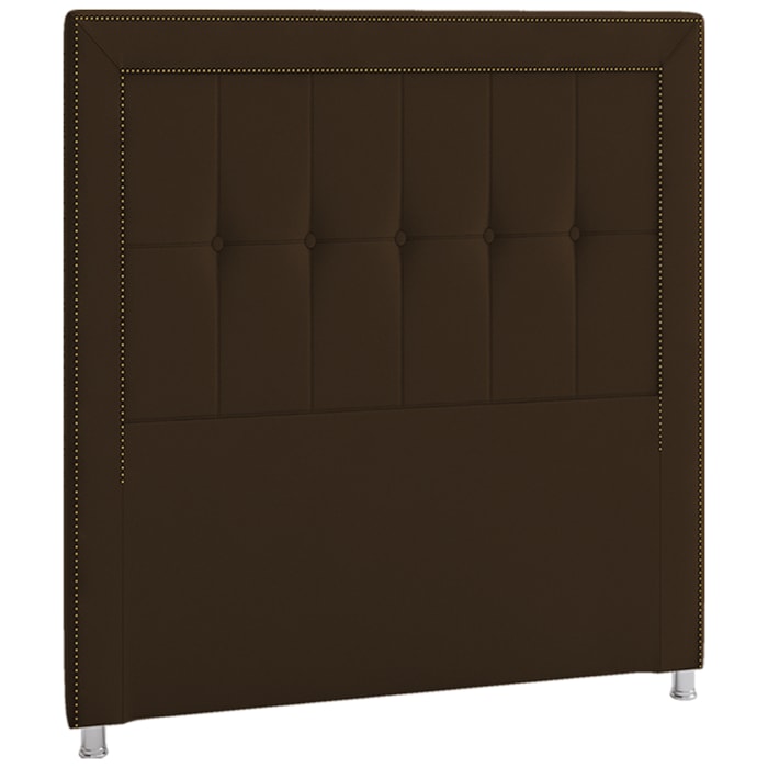 Cabeceira Solteiro 90 cm Napoll Veludo SL 942 Peer