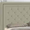 Cabeceira Solteiro 90 cm Padov Veludo SL 940 Peer