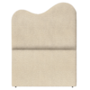 Cabeceira Solteiro 90 cm Selena Com Frame Linho Bege Artte