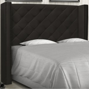 Cabeceira Solteiro 90 cm Vicenza Corano Marrom Ezz Milani Store