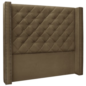 Cabeceira Solteiro 90 cm Vicenza Suede Caramelo Ezz Milani Store