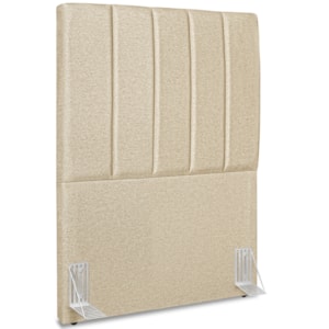 Cabeceira Solteiro 90cm Allia Linho Bege RM Cabeceira Solteiro 90cm Allia Linho Bege RM