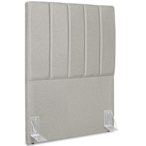 Cabeceira Solteiro 90cm Allia Linho Cinza RM Cabeceira Solteiro 90cm Allia Linho Cinza RM