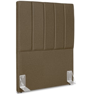 Cabeceira Solteiro 90cm Allia Linho Marrom RM Cabeceira Solteiro 90cm Allia Linho Marrom RM