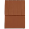 Cabeceira Solteiro 90cm Allia Suede Terracota RM