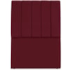 Cabeceira Solteiro 90cm Allia Suede Vinho RM