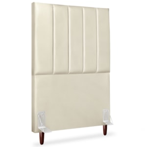 Cabeceira Solteiro 90cm Arlla Corano Bege RM Cabeceira Solteiro 90cm Arlla Corano Bege RM