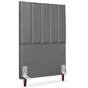 Cabeceira Solteiro 90cm Arlla Corano Cinza RM Cabeceira Solteiro 90cm Arlla Corano Cinza RM