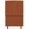 Cabeceira Solteiro 90cm Bell Suede Terracota RM