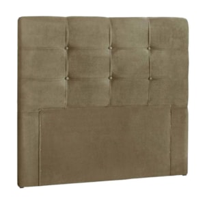 Cabeceira Solteiro 90cm Daiana Suede Taupe ID Milani Store Cabeceira Solteiro 90cm Daiana Suede Taupe ID Milani Store