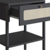 Cabeceira Solteiro e Mesa Cabeceira Palinha 27975 Nero Preto Artesano