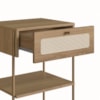 Cabeceira Solteiro e Mesa Cabeceira Palinha 28975 Hanover Dourado Artesano
