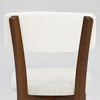 Cadeira Decorativa Estofada Porcelana Pes Madeira Pinhao Nacc