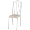 Cadeira Tubular America 021 Branco Assento Rattan ARTEF