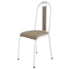 Cadeira Tubular America 058 Branco Assento Rattan ARTEF