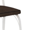 Cadeira Tubular Europa 141 Branco Assento Madeira Imbuia ARTEF