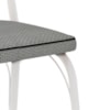 Cadeira Tubular Europa 141 Branco Assento Platina ARTEF