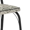 Cadeira Tubular Europa 141 Preto Assento Madeira Cedro ARTEF
