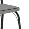 Cadeira Tubular Europa 141 Preto Assento Platina ARTEF