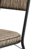 Cadeira Tubular Europa 258 Preto Assento Rattan ARTEF