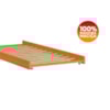 Cama Auxiliar Solteiro Madeira Maciça 715LA Mel Acetinado Marjori