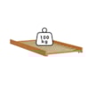 Cama Auxiliar Solteiro Madeira Maciça 715LA Mel Acetinado Marjori