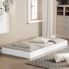Cama Auxiliar Solteiro MDF 189X92 cm Mili Branco Decmade