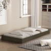 Cama Auxiliar Solteiro MDF 189X92 cm Mili Castanho Decmade