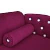 Cama Caminha Diva Pet Veludo Strass Marsala Dvinn