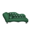 Cama Caminha Diva  Pet Veludo Strass Verde Dvinn