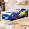 Cama Carro Juvenil MDF 158X73 cm 4040 Azul Decmade