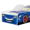Cama Carro Juvenil MDF 158X73 cm 4040 Azul Decmade
