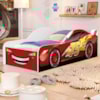 Cama Carro Juvenil MDF 158X73 cm 4040 Vermelho Decmade