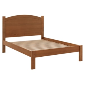 Cama Casal 145 cm Madeira Macica Taeda 1149C Castanho Festra