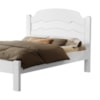Cama Casal Flex MDF 195X144 cm Iris Branco Decmade