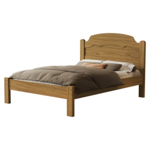 Cama Casal Flex MDF 195X144 cm Iris Nature Decmade