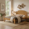 Cama Casal Flex MDF 195X144 cm Iris Nature Decmade