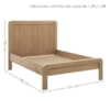 Cama Casal Madeira Macica Taeda 151 cm 3308U Tauari Festra