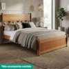 Cama Casal Madeira Macica Xila 146 cm Mogno Mell NATH