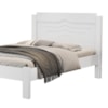 Cama Casal MDF 195X144 cm Sofia Branco Decmade