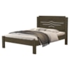 Cama Casal MDF 195X144 cm Sofia Castanho Off Decmade