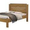 Cama Casal MDF 195X144 cm Sofia Nature Off Decmade