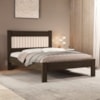 Cama Casal MDF 199X145 cm Bela Chocolate Off Decmade