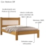 Cama Casal MDF 199X145 cm Bela Nature Off Decmade