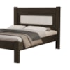 Cama Casal MDF 199X145 cm Clara Chocolate Decmade