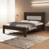 Cama Casal MDF 199X145 cm Clara Chocolate Decmade