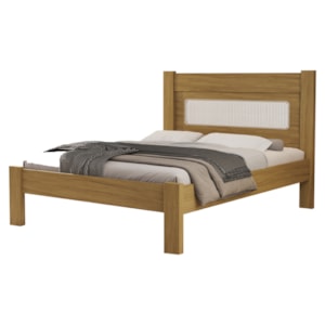 Cama Casal MDF 199X145 cm Clara Nature Decmade