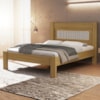 Cama Casal MDF 199X145 cm Clara Nature Decmade