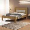 Cama Casal MDF 199X145 cm Clara Nature Decmade